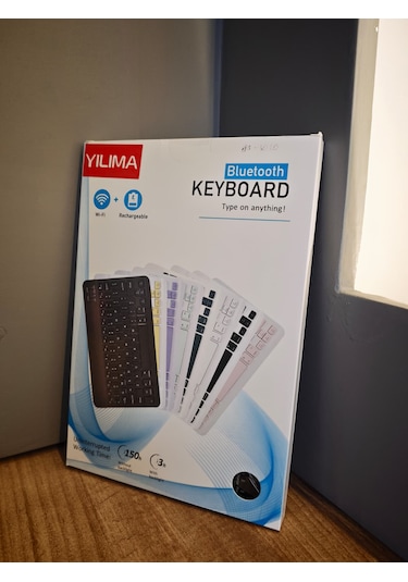 Yılıma Şarj Edilebilir Bluetoothlu Klavye