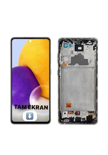 Samsung Galaxy Uyumlu A72 Sm-a725f Lcd Ekran Dokunmatik Çıtalı