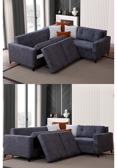 Bahar Sağ Köşe Koltuk Takımı Antrasit