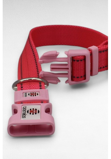 Caramelos Reflektörlü Köpek Tasması, Kişiye Özel Köpek Tasması. Büyük Ive Orta Irk Köpek Tasması Pmb Pembe