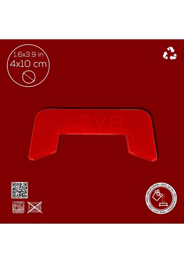 Lava Döküm Isı Dayanımlı Tencere Silikon Tutacak. 1set 2adet Kırmızı