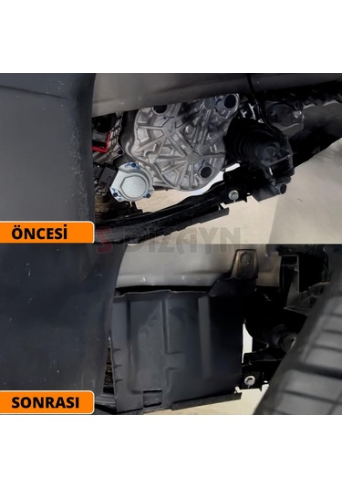 Chery Tiggo 7-8 Pro Sol Teker Boşluğu Davlumbazı Plastik Koruma Kapağı Abs Plastik 2022 2023 2024 2025