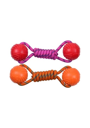 Köpekler İçin Dayanıklı Kauçuk Toplu Oyuncak Tdrtr Çok Renkli