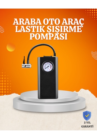 Hnrlıshp Taşınabilir Elektrikli Oto Motosiklet Bisiklet Lastik Şişirme Pompası