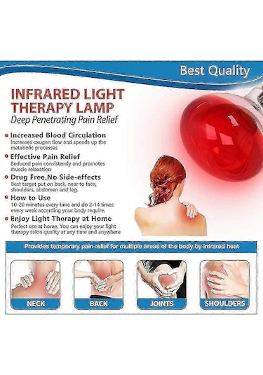 Kızılötesi Tedavi İçin Elektromanyetik Terapi Lambası 275w Fizyoterapi Isıtma Cihazı Diğer