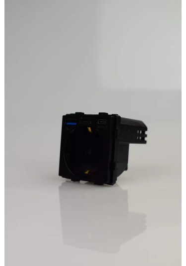 Vo'stabl Siyah Tekli Priz, Usb Ve Type-c Çıkışlı. Mekanizma 185783821 Mtyu