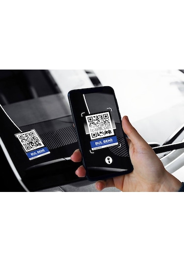 Bul Beni Qr Araç Cam Etiketi Karekod Numaratör