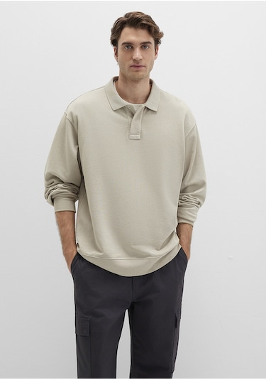 Mavi - Bej Polo Sweatshirt 0s10323-70146 Bej
