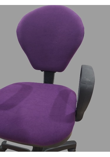 Bengimobilya Çalışma Koltuğu Amortisör Model Mor Ortopedik Oturum Itinalı Pa