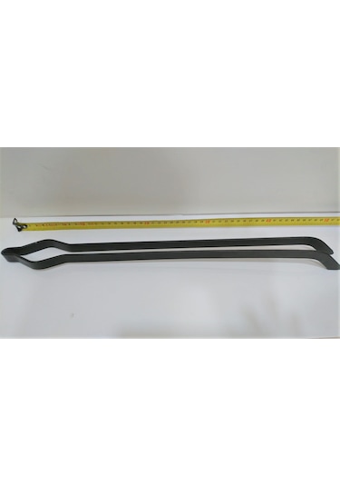 Demir Maşa - Mangal Soba Maşası - Şömine Maşası Ateş Maşası 3 Boy 3'Lü Set 40-50-60Cm