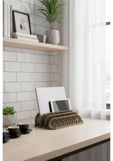 Laptop Ve Tablet Standı Kahverengi