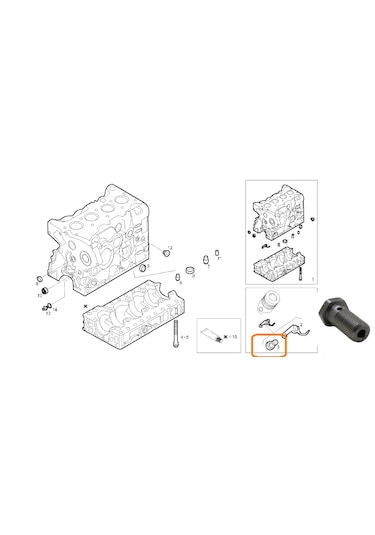 Iveco-daıly-civata, Piston Yağ Memesi