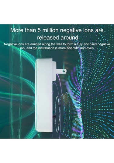 Mini Anyon Hava Temizleme Cihazı Duman Pm2.5 Tuvalet Mutfak Hava Temizleme Cihazı Kaldır, Fiş Tipi: Ab Fişi Beyaz