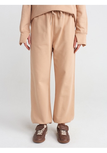 Dilvin 70458 Basic Jogger Pantolon Camel