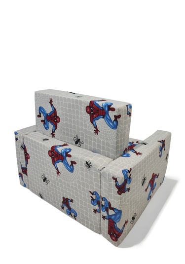 Katlanır Yer Yatağı - Çocuk Koltuğu - Bebek Yatağı 0-5 Yaş Örümcek Desen