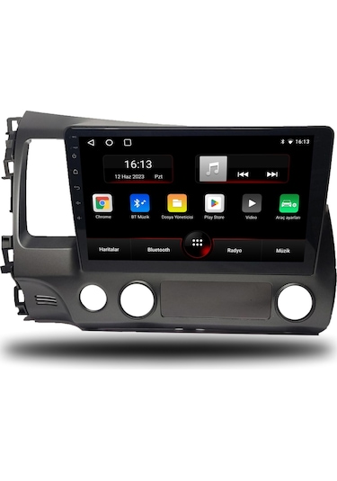 Avaydel Honda Civic FD6 Android Carplay Multimedya 2007-2011 8GB RAM + 128GB Hafıza + 4 Çekirdek