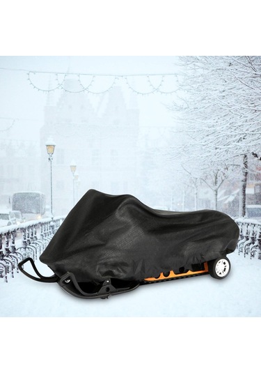 Suntek Kar Kızağı Kalkanı Yağmur Örtüsü Siyah-292x130x121cm Siyah