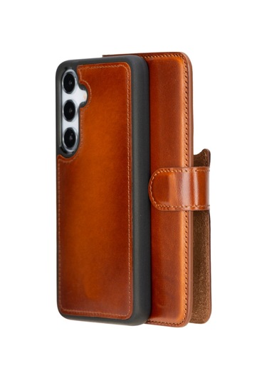 Samsung Galaxy S25 Plus Çıkarılabilir Deri Cüzdan Kılıf