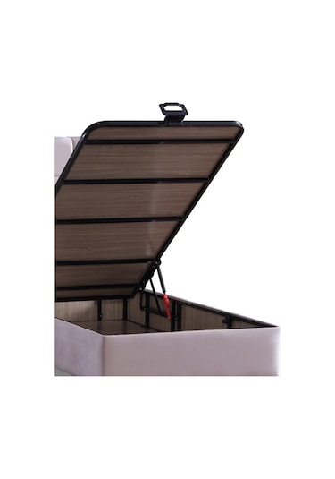 Bonita Tek Kişilik Baza + Başlık + Yatak Set 3 Lü Set Krem