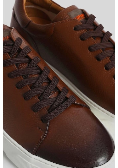 Lufian Tommy Erkek Sneaker - Taba