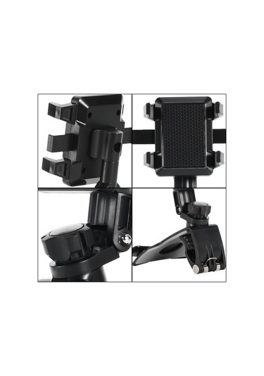 Voguecode Araç Telefonu Tutucu Araç Dashd Dikiz Aynası Hava Çıkışı Döner Braket Siyah Yok Havalandırma Gzp9ıh