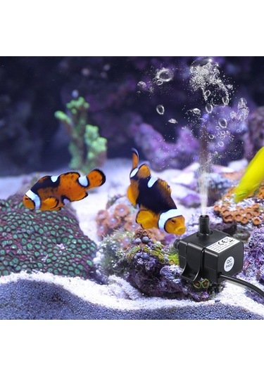 Ulzyvf Usb Taşınabilir, Su Sessiz, Pompası Fıskiyeli Dolaşımı Akvaryum 120l/saat - Dw