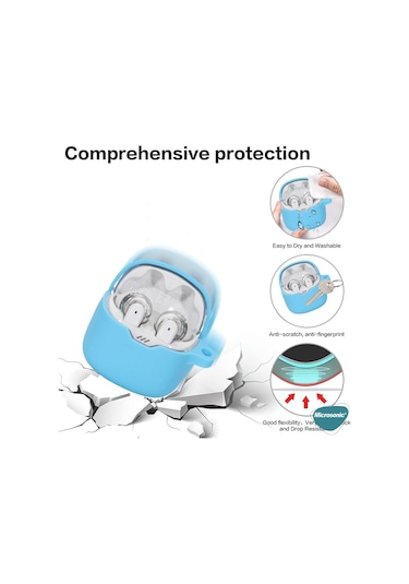 Microsonic Jbl Uyumlu Tune Flex Mat Silikon Kılıf Siyah