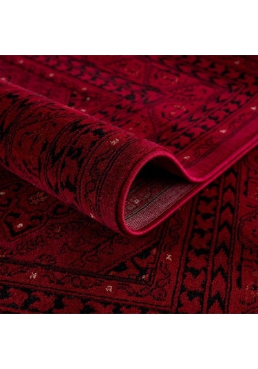 Afgan Türkmen Otantik Desenli Dokuma Salon Halısı