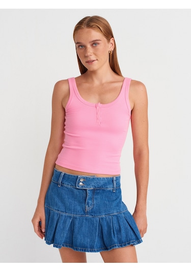 Dilvin 21096 Askılı Top-pembe Pembe