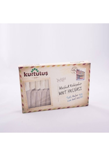 Kurtuluş Kuruyemiş Özel Kutu Met Helvası Kakaolu ve Sade 500 G