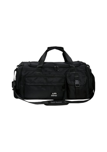 Sandwich Motion003 Siyah Erkek Spor Çantası Omuz Askılı Büyük Kapasiteli Çapraz Bag Gym Seyahat Siyah