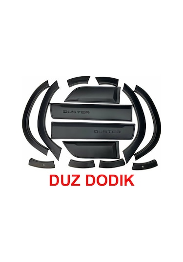 Dacia Duster Dodik Seti Çamurluk Kapı Çıtası Kaplaması 2018 Sonra Düz