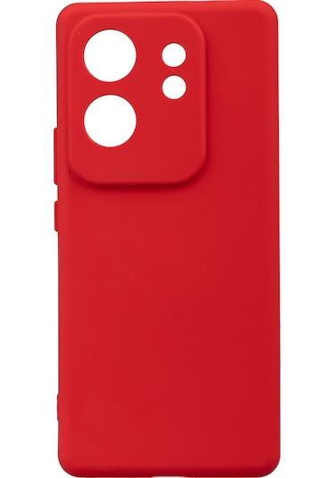 İnfinix Zero 30 4g Kılıf Tchs Biye Silikon - Kırmızı Kirmizi