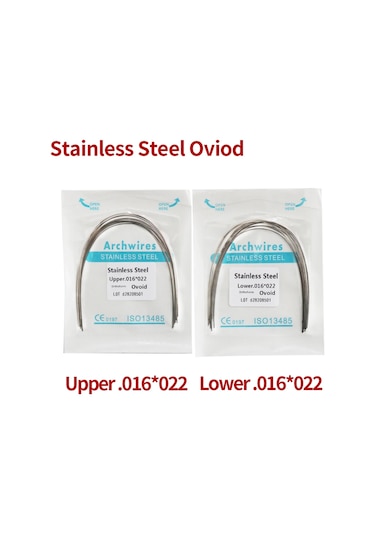 10packs 100 Adet Paslanmaz Çelik Ss Braketi Tel Oround Yuvarlak Dikdörtgen Kırmızı