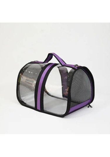 Bacco Milano Şeffaf Köpek Taşıma Çantası 43 x 30 x 21 CM
