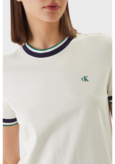 Calvin Klein Bayan Elbise Lv047f248g Yas Beyaz