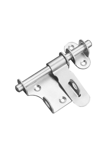 Sürgülü Kapı Mandalı Cıvatası Mandalı Kalınlaştırılmış Paslanmaz Çelik Sağlam Dayanıklı Kilit Delikli Banyo Mutfak Bahçe Yatak Odası Dolap Dış Mekan