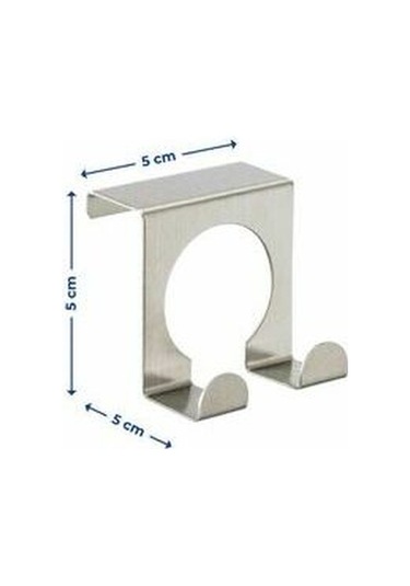 Bloomnest Asmak İçin İkili Havlu Askısı, Mutfak Havluluk, Paslanmaz Çelik, 5x5 Cm, Mat-mat, Güzel Tasarım