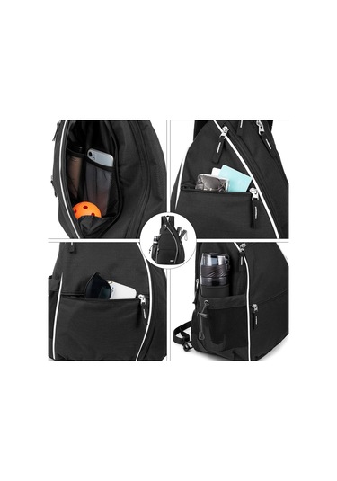 Pickleball Sırt Çantası Ayarlanabilir Sling Çanta Pickleball,çok Renkli Diğer Çok Renkli