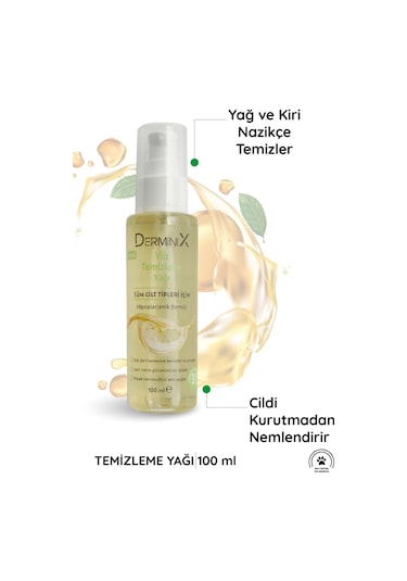 Derminix Yüz Temizleme Yağı 100 ML