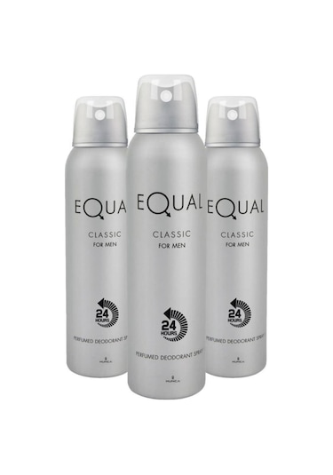 Equal Classic Erkek Sprey Deodorant 150 ML x 3