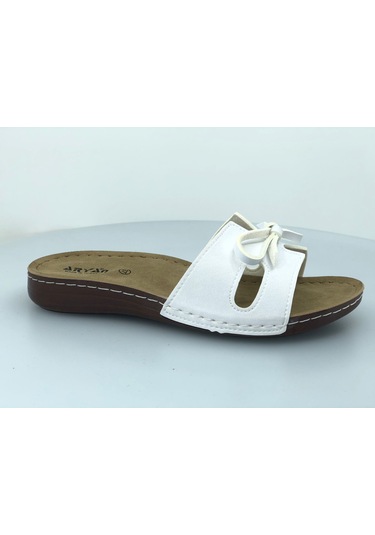 Aryan 11-367 Kadın Ortapedic Terlik Beyaz