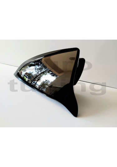 Renault Clıo 4 2012 - 2019 Yarasa Batman Ayna Kapağı Parlak  Siyah