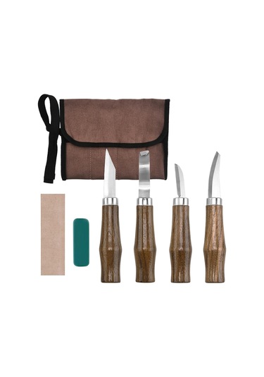 Suntek 7x Ahşap Oyma Bıçağı Kiti Ağaç İşleme Kesici