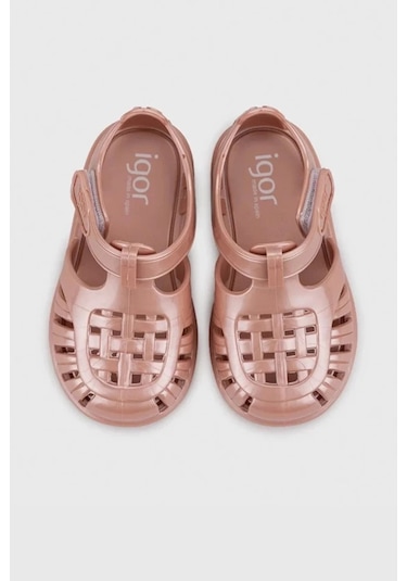 Igor İgor Tobby Nacar Unisex Çocuk Sandalet S10366 Pembe