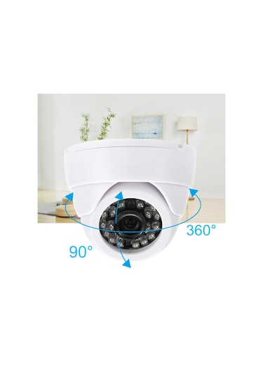 1200tvl Gözetim Kamerası Güvenlik Cctv Kapalı Alan Gece Görüşü 1/3 In Cmos Ir-cut Pal Sistemi