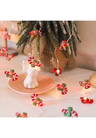 Shineyee Noel Asağı Şekilli 3m 30 Led Işık Zinciri, Sürekli Ve Parıltı Modu, Dışarı/içeri Dekorasyon, 3xaa Pil Pil Dahil Değil