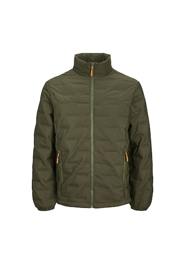 Jack & Jones Erkek Mont Koyu Haki