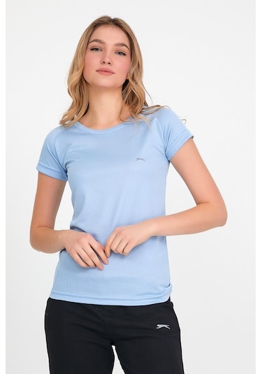 Slazenger Kadın Tişört Relax Kadın T-Shirt A.Mavi
