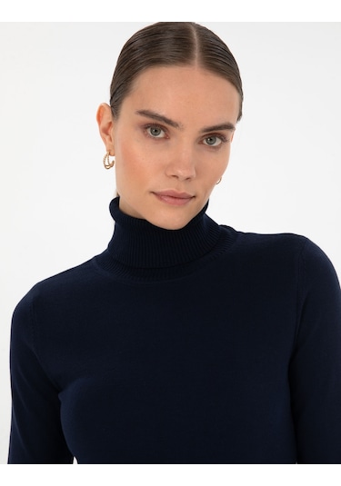 Pierre Cardin Kadın Lacivert Kazak /triko 50315747-vr033 Lacivert